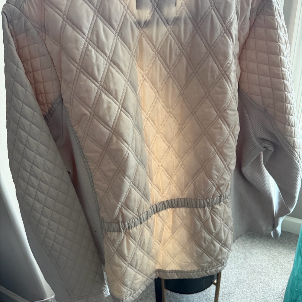 Plus Size- Ava & Viv Cream/Off White Quilted Women's Jacket- 3X - Picture 9 of 9